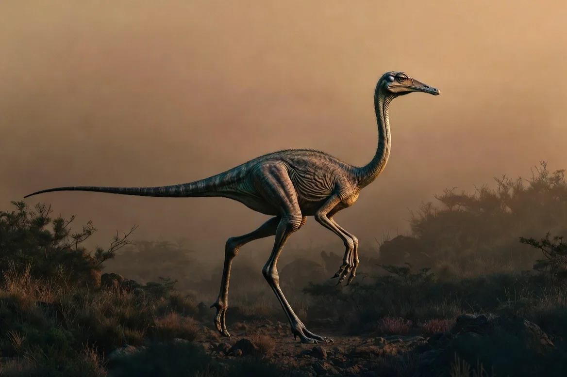 Descubren en el Triásico un pariente de cocodrilos que parecía un dinosaurio avestruz