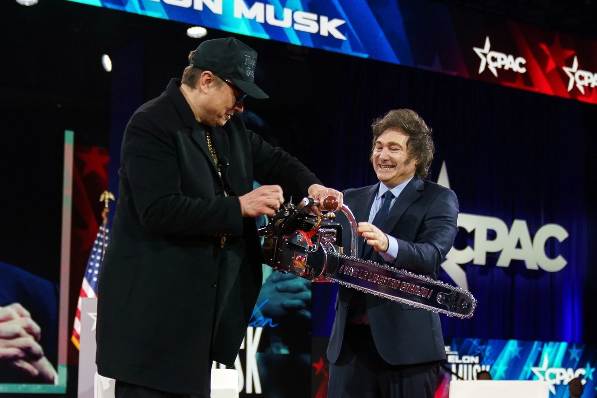 Javier Milei y Elon Musk.