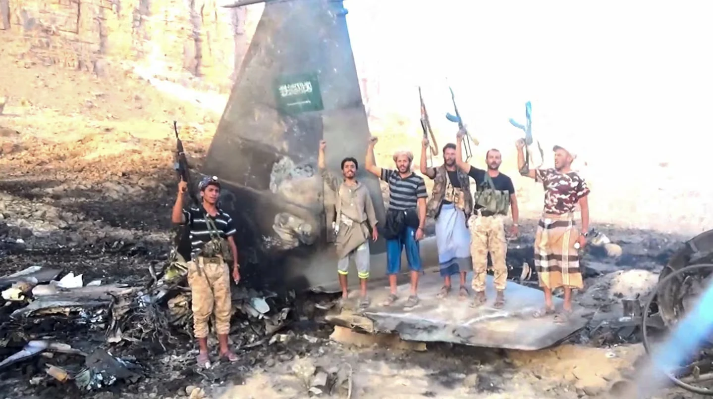 Los Hutíes bajaron un avión saudí
