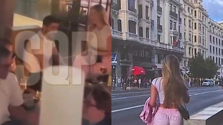La pareja había sido fotografiada horas antes en España