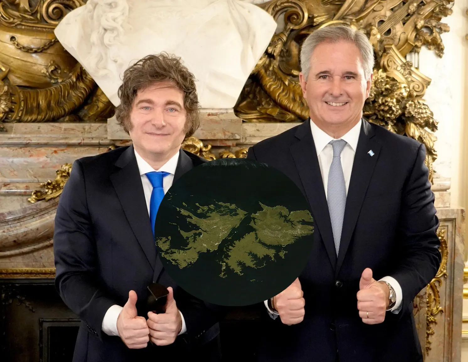 Javier Milei and Pablo Quirno