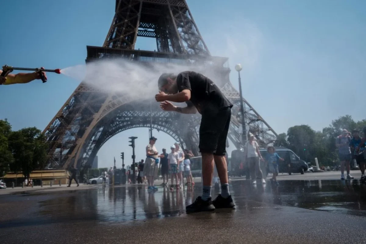 Imágen de la ola de calor en Paris