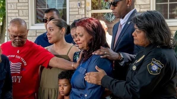 El emotivo funeral de la sargento Rampersad se realizó el viernes.