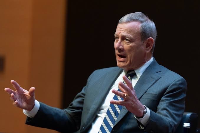 El presidente del tribunal superior John Roberts. 