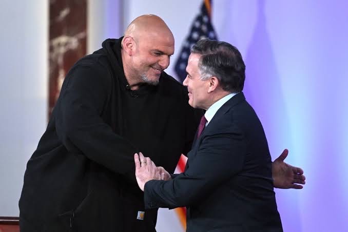John Fetterman and David McCormick, senators from Pennsylvania