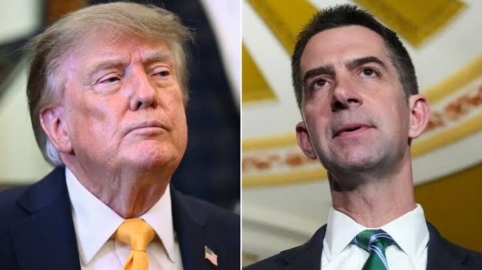 Buenas noches, @⁨~Colo⁩ me haces portada para esta?   Trump cruzó al senador republicano Tom Cotton e impulsa un proyecto para eliminar el doble cambio de hora anual en EEUU. 
