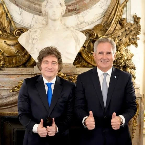 President Javier Milei and Chancellor Pablo Quirno