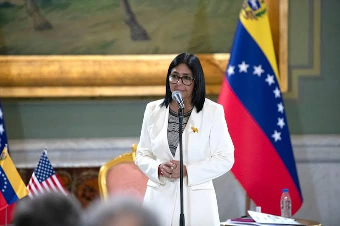 La presidente encargada de Venezuela, Delcy Rodríguez