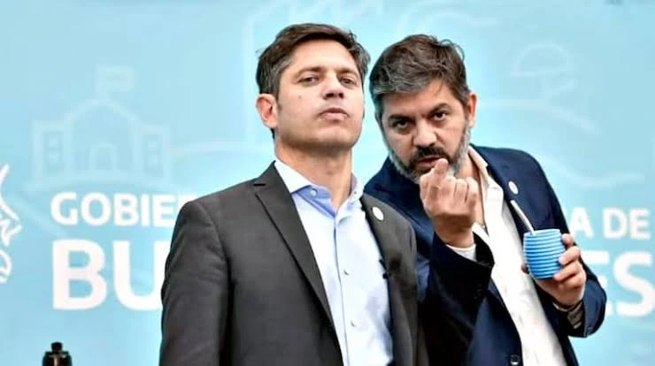 Axel Kicillof y Carlos Bianco.