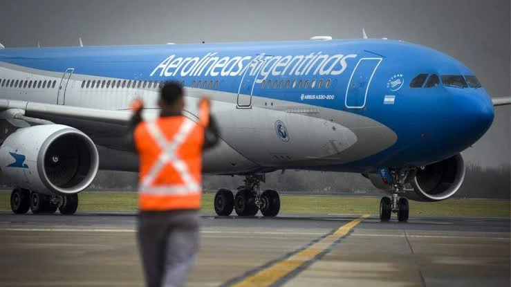 Aerolíneas Argentinas.