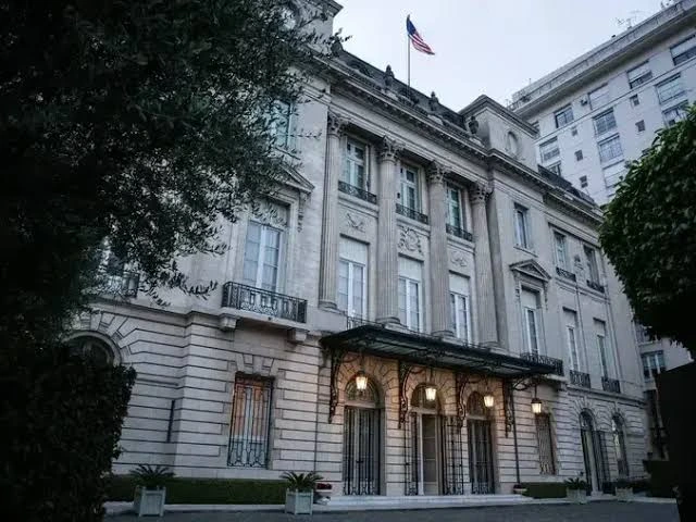 La embajada de Estados Unidos en Argentina.