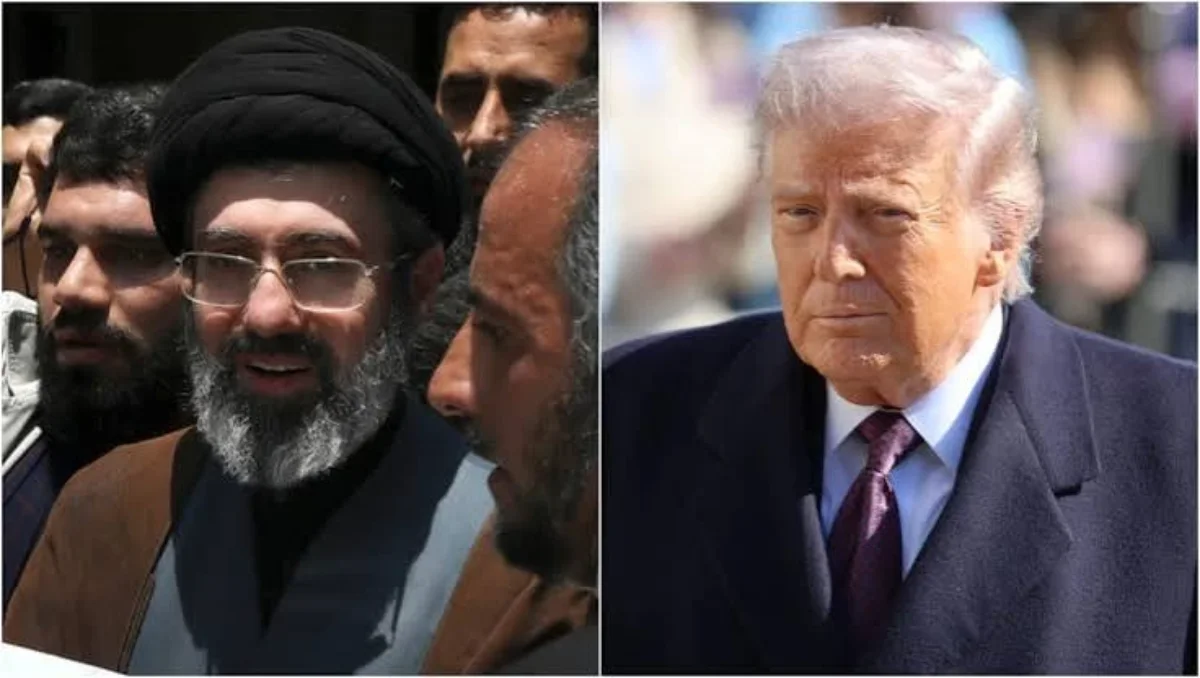 Donald Trump and Mojtaba Jamenei