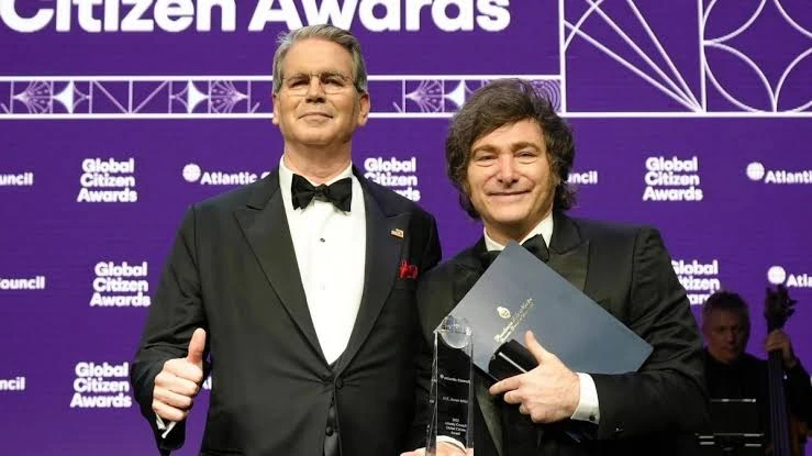 Javier Milei and Scott Bessent