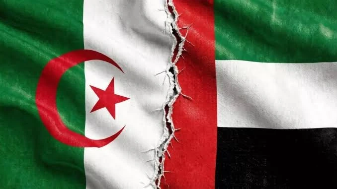 Flags of Algeria and the UAE