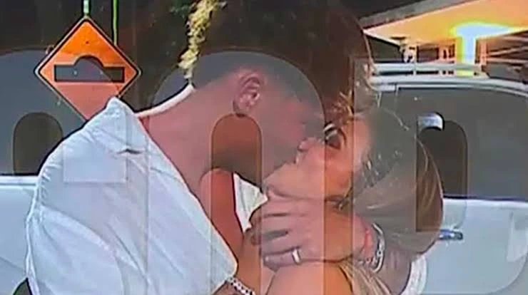 Evangelina Anderson a los besos con Ian Lucas