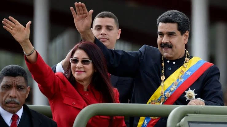 Nicolás Maduro y Cecilia Flores.