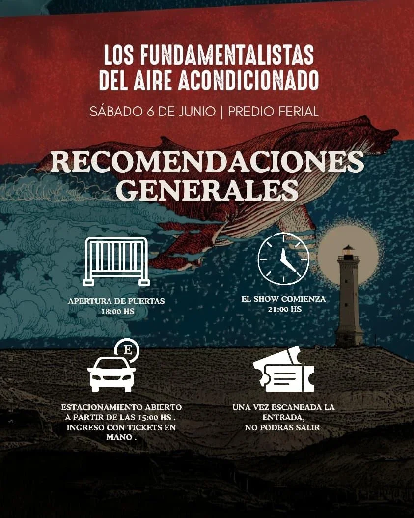 El cantante iba a presentarse este fin de semana en Comodoro Rivadavia