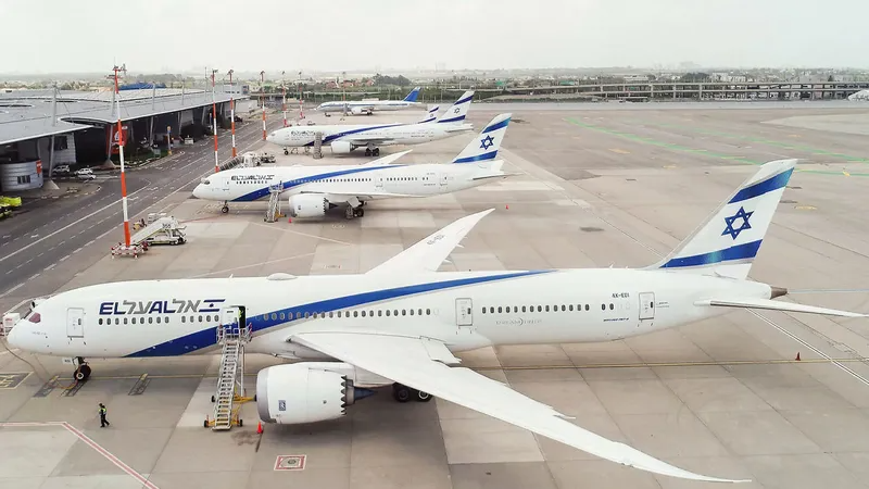 Aviones de EL AL.