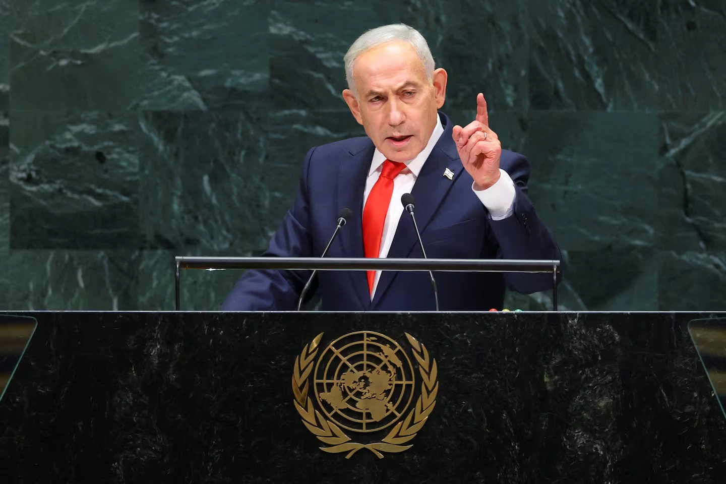 Benjamín Netanyahu en la ONU