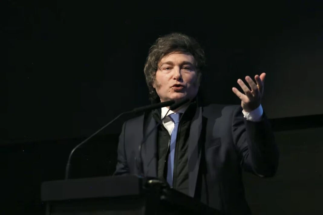 The president, Javier Milei