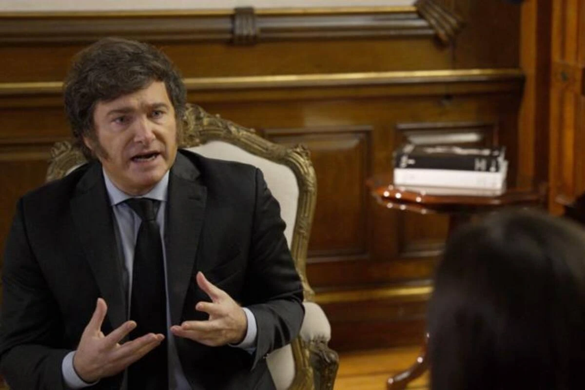 Javier Milei at Casa Rosada (archive photo)