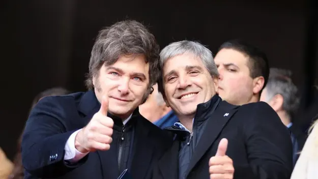 Javier Milei y Luis 