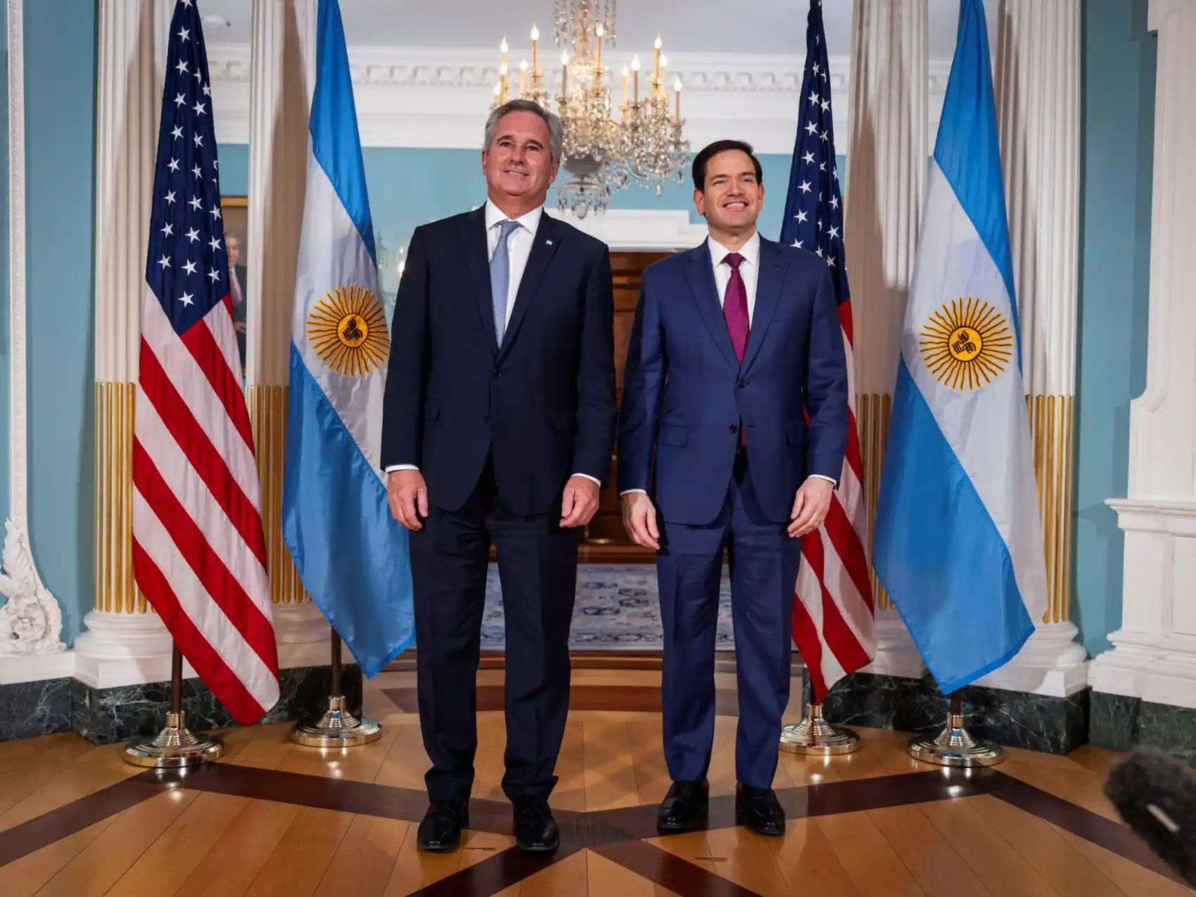 Pablo Quirno y Marco Rubio.