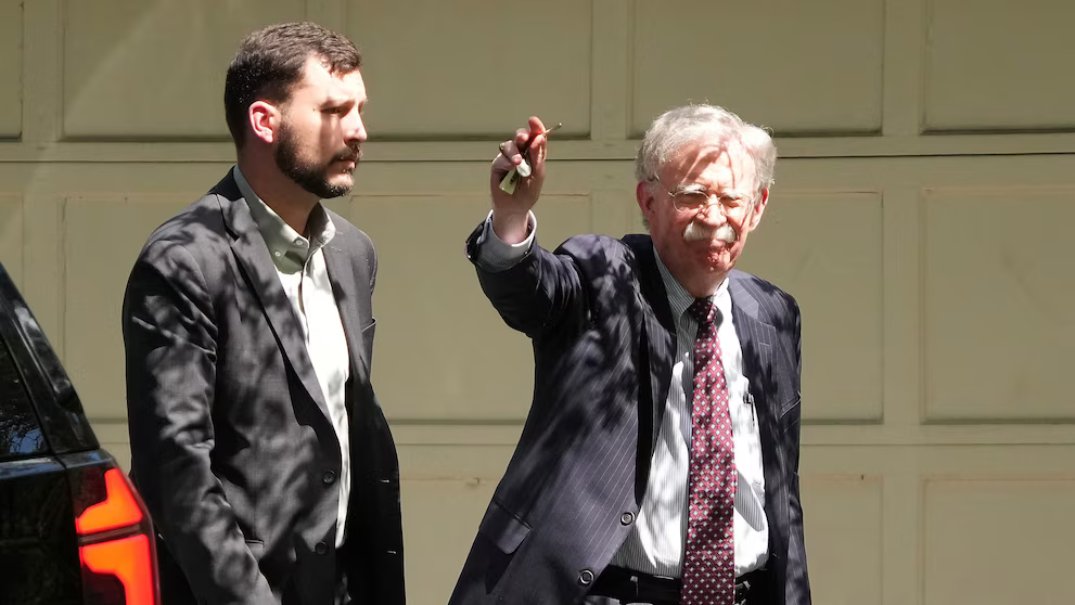 The now-convicted John Bolton.