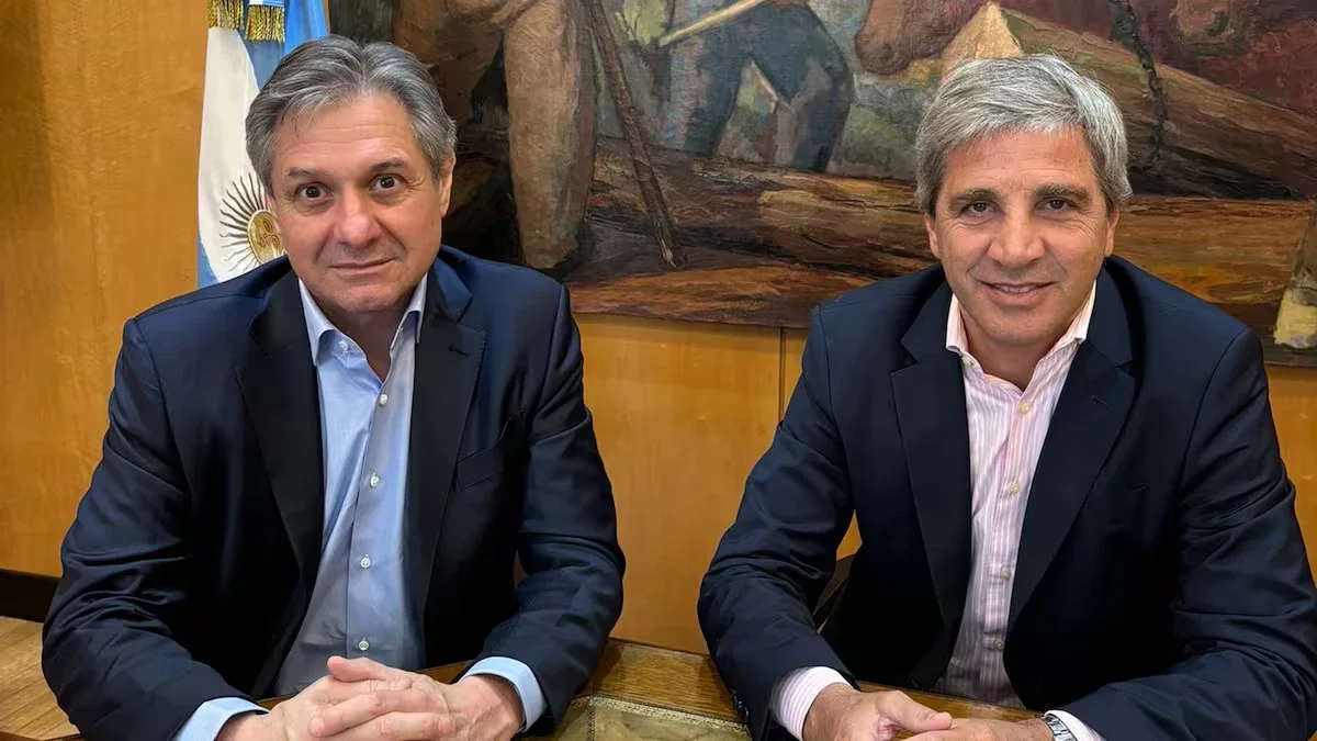 Luis Caputo and José Luis Daza