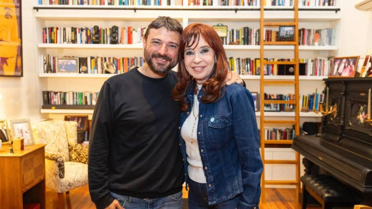 Juan Grabois y Cristina Kirchner.