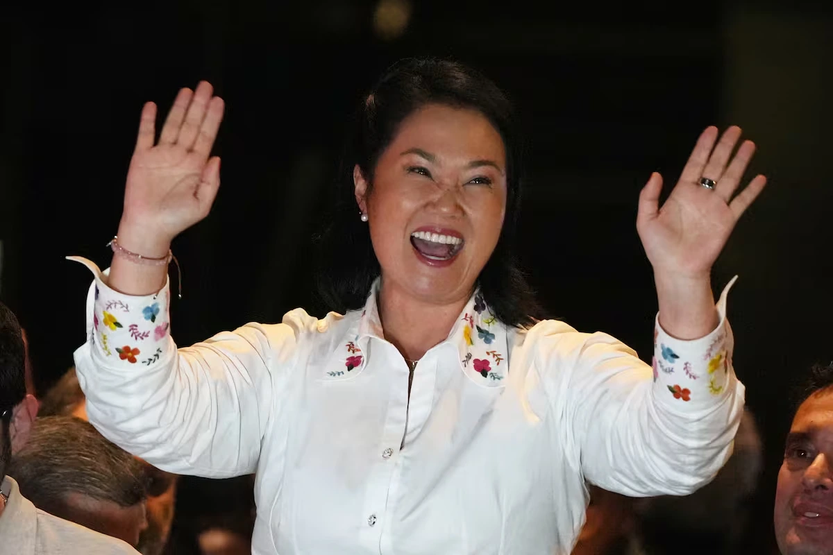 La Presidente del Perú, Keiko Fujimori