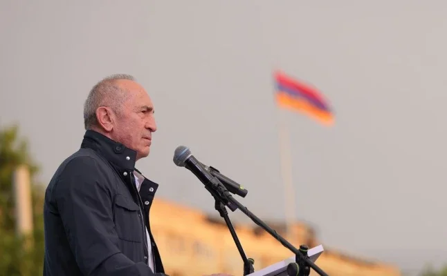 Former Armenian President Robert Kocharyan finished in third place in the voting