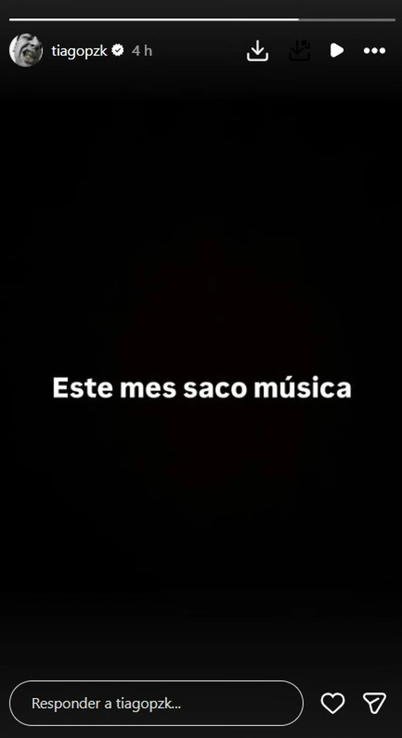 Tiago PZK announced that he will release new music