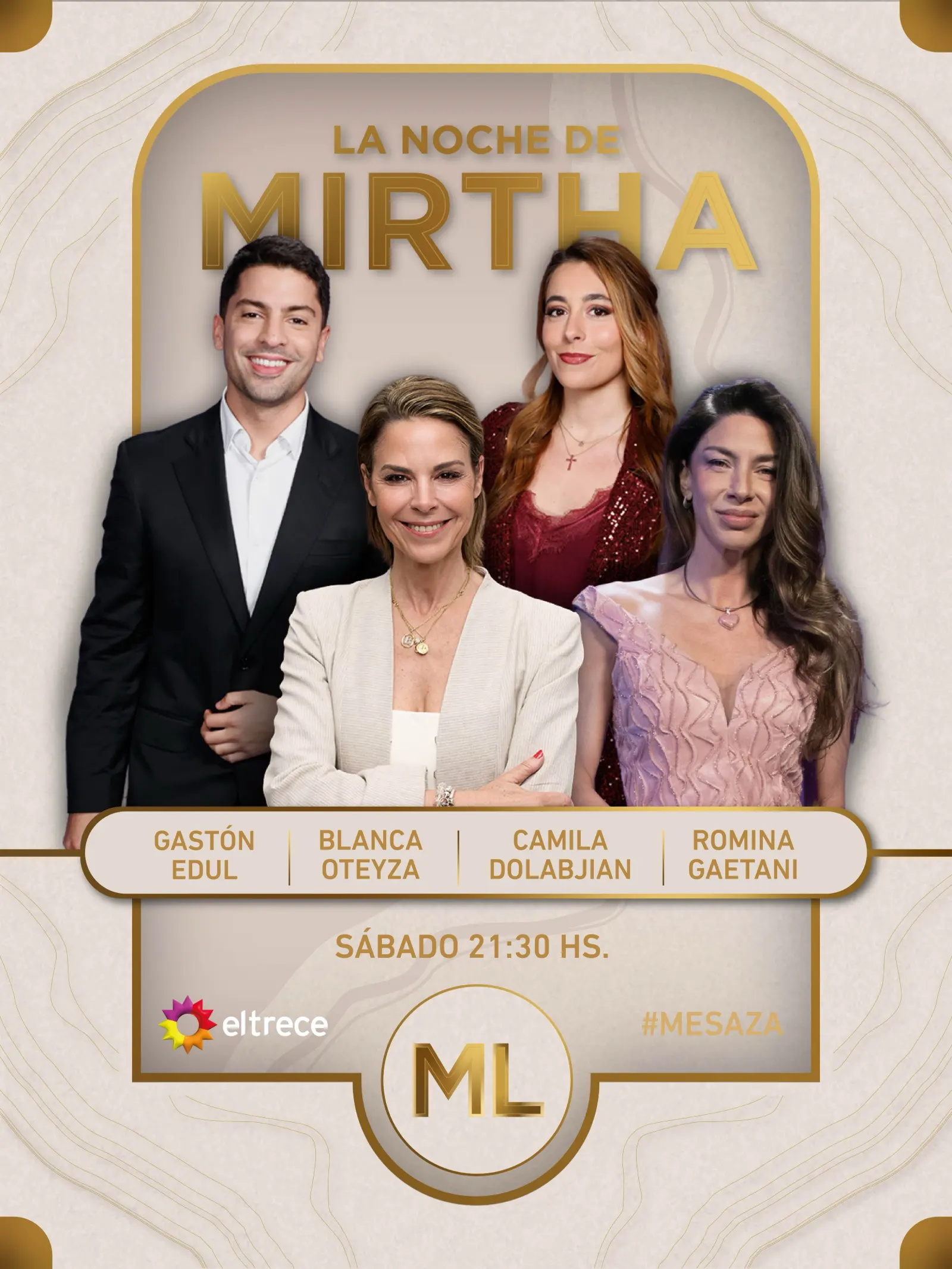 Gastón Edul fue parte de la mesa de Mirtha Legrand
