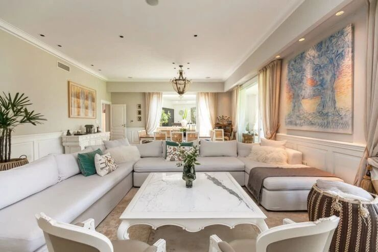 La casa fue habitada por muchos meses por Mauro y la China Suárez en sus visitas a la Argentina