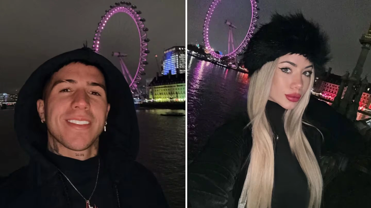 También se la vinculó con Enzo Fernández, a quien habría visitado en Inglaterra