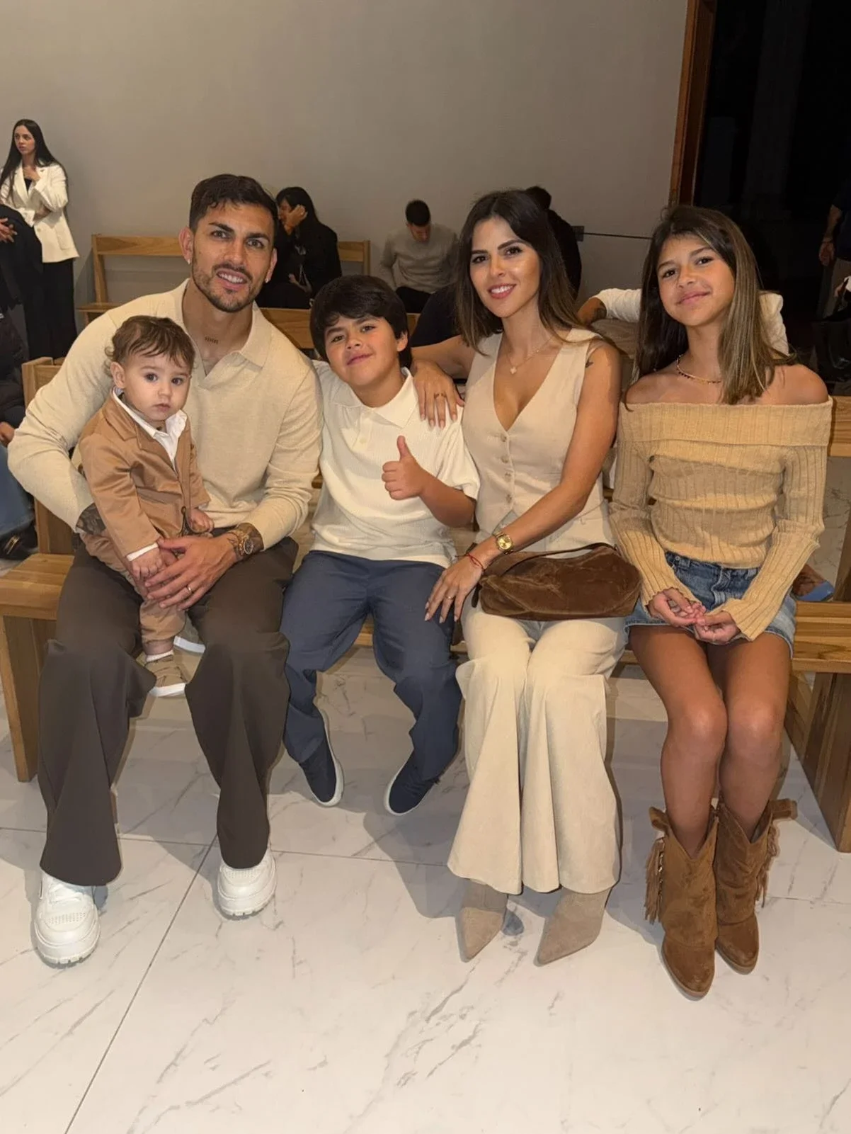 Leandro Paredes y Camila Galante
