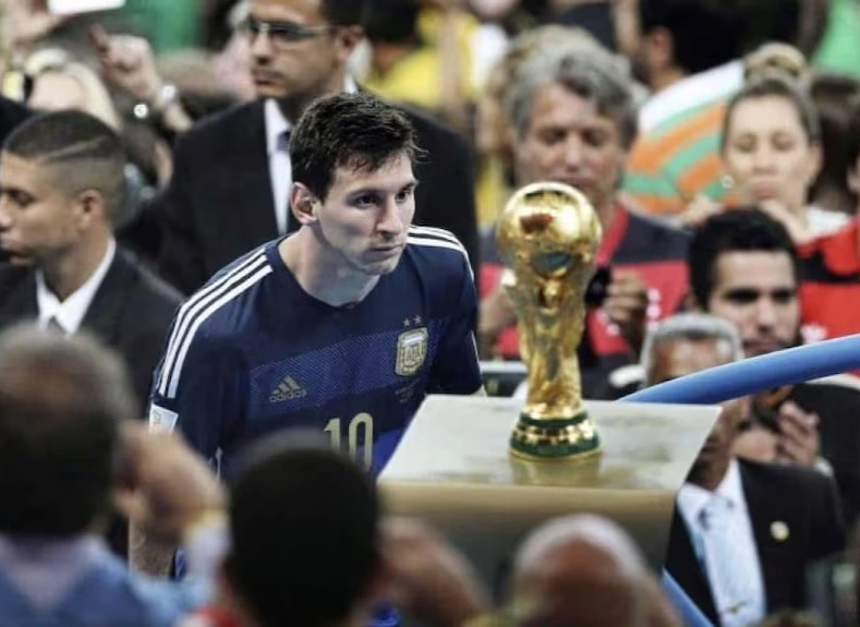 Messi was just a step away from being world champion in Brazil 2014