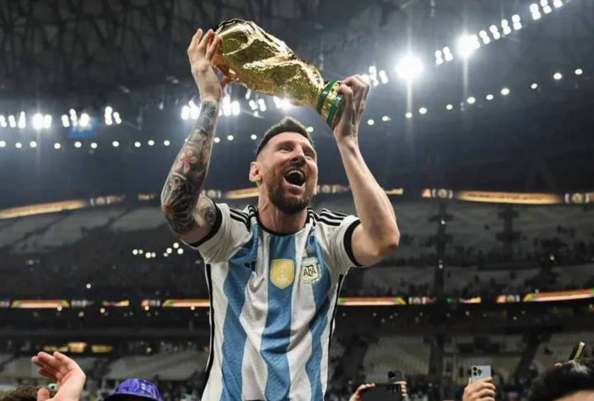 Messi jugó 6 Mundiales, de los cuales en 3 llegó a la final