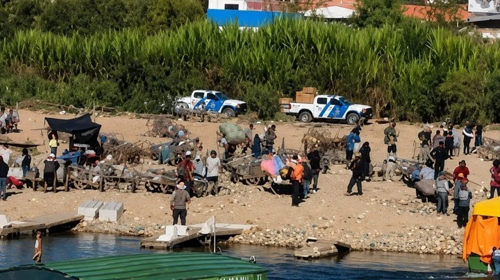 El lugar del incidente.