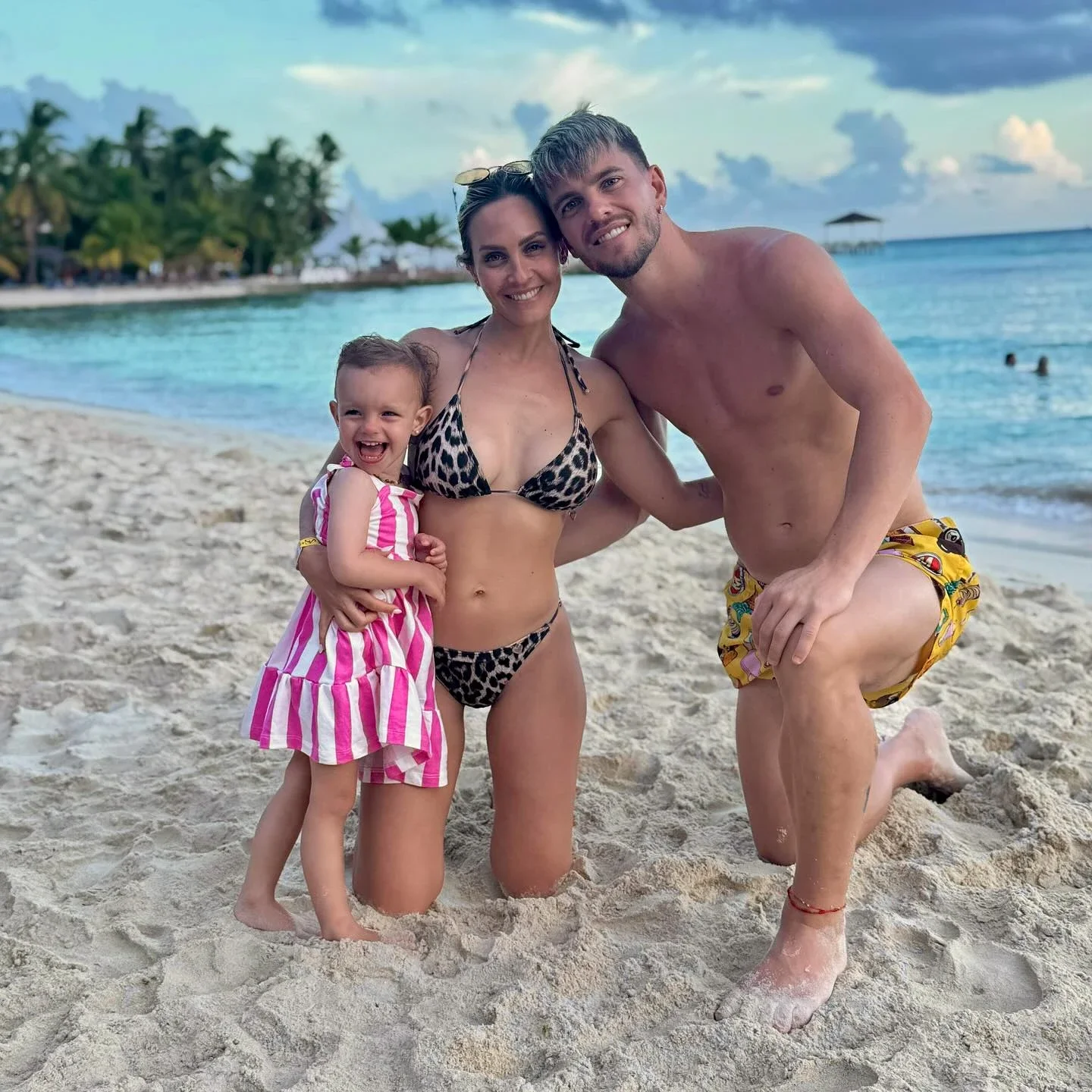 Magui Alcacer y Giovani Lo Celso