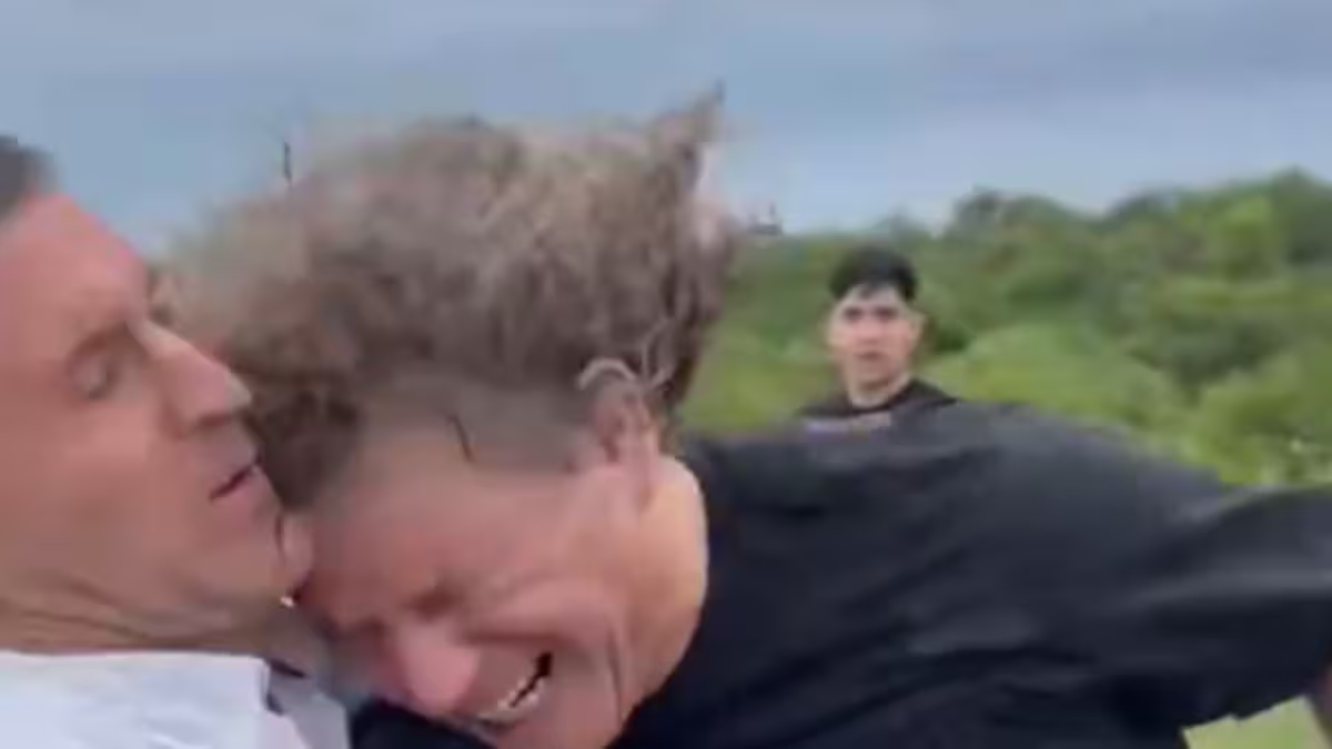 Marcelo “Pichón” Segura and the deputy Federico Pelli in Tucumán.