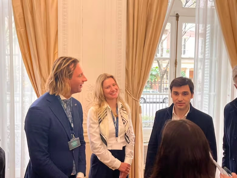 Ignacio Torres alongside Michał Polanowski, founder and CEO of Green Capital.