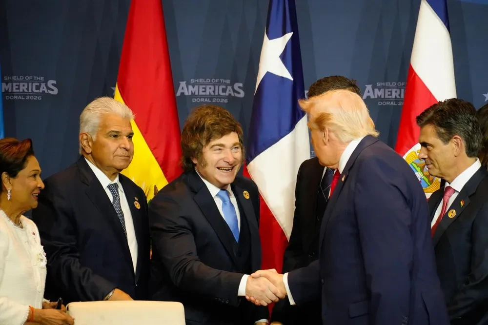 Javier Milei y Donald Trump