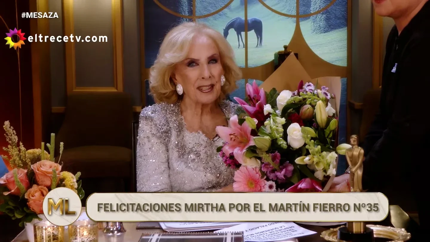 Mirtha Legrand es una de las conductoras con más Martín Fierro de la historia