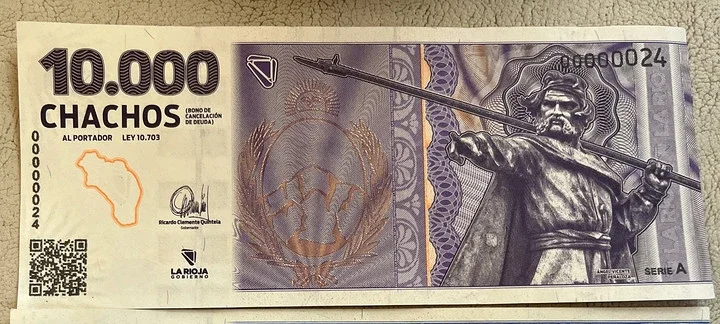 Un billete chacho.