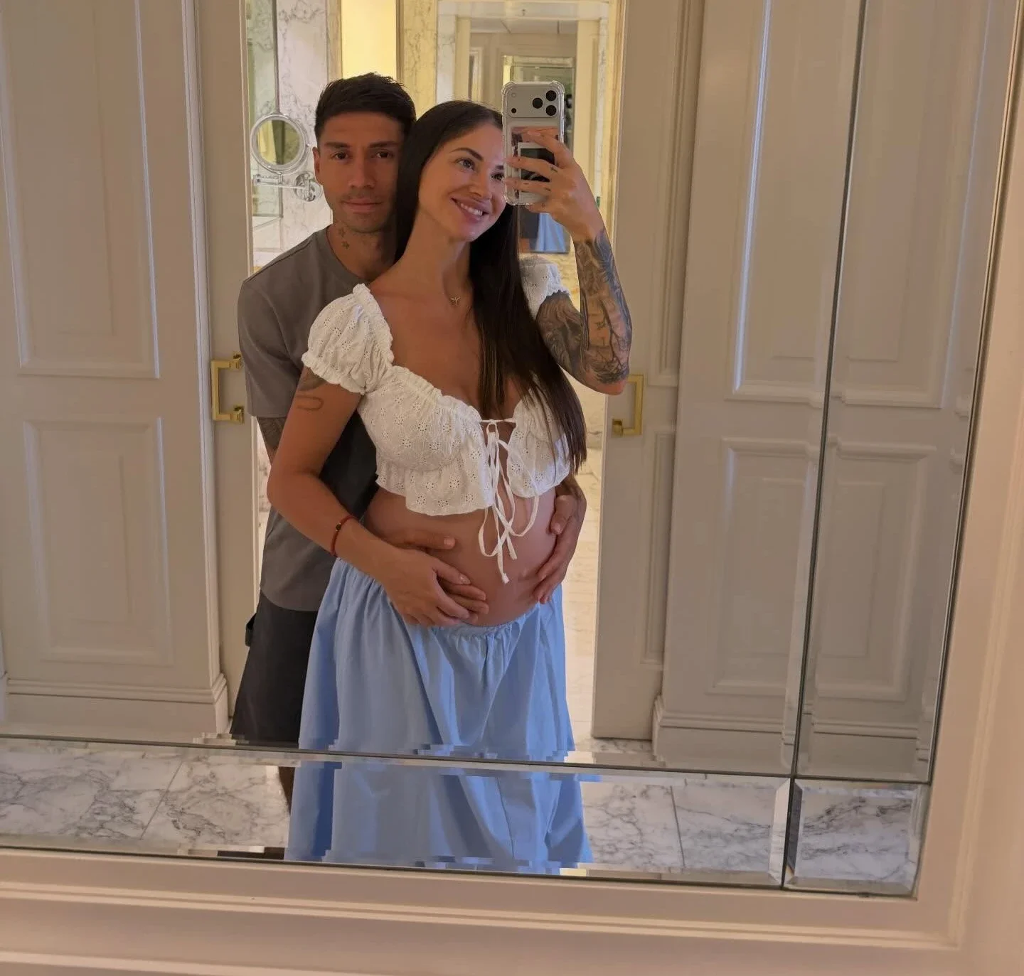Karina Nacucchio y Gonzalo Montiel