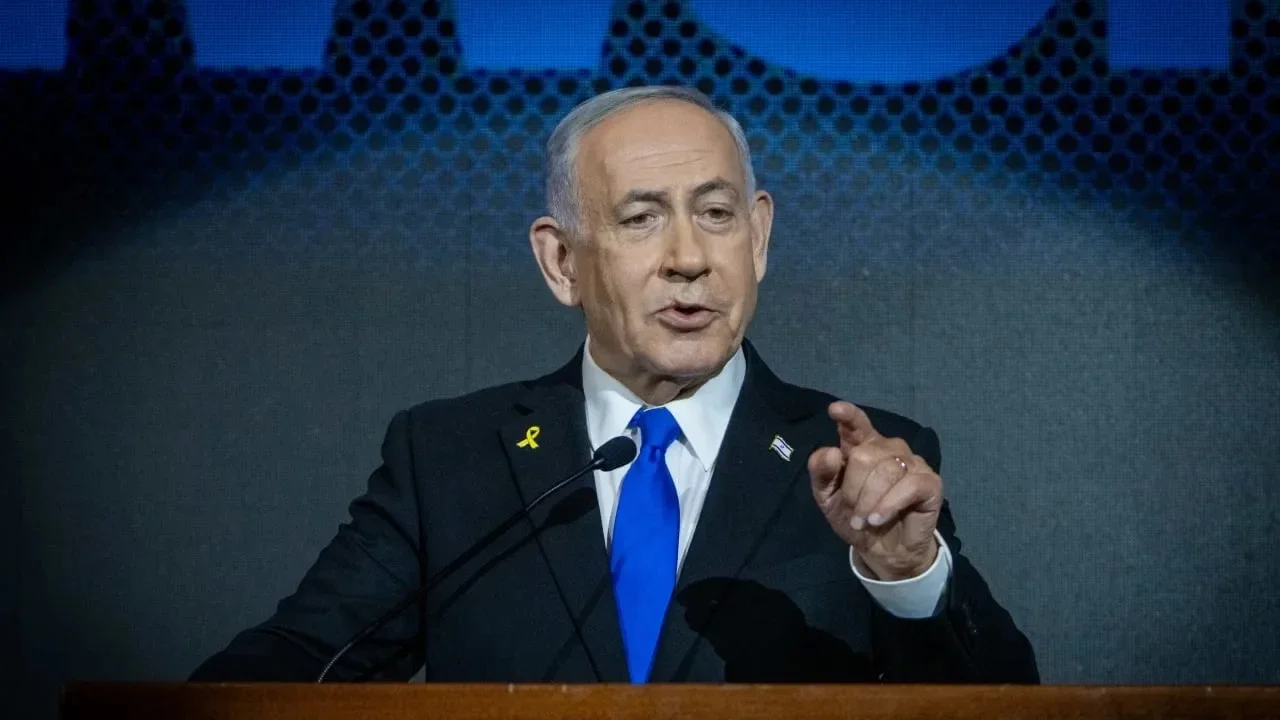 The Prime Minister of Israel, Benjamin Netanyahu