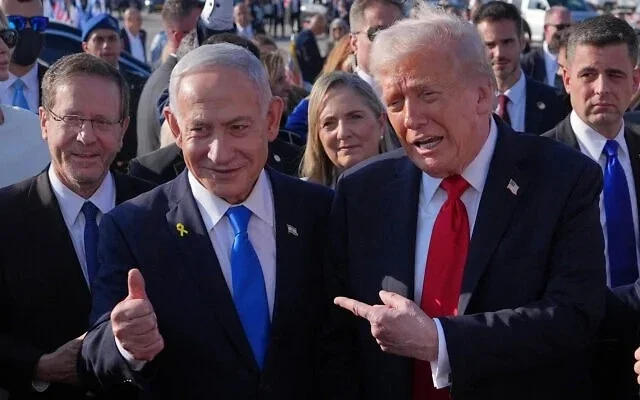 Benjamin Netanyahu and Donald Trump