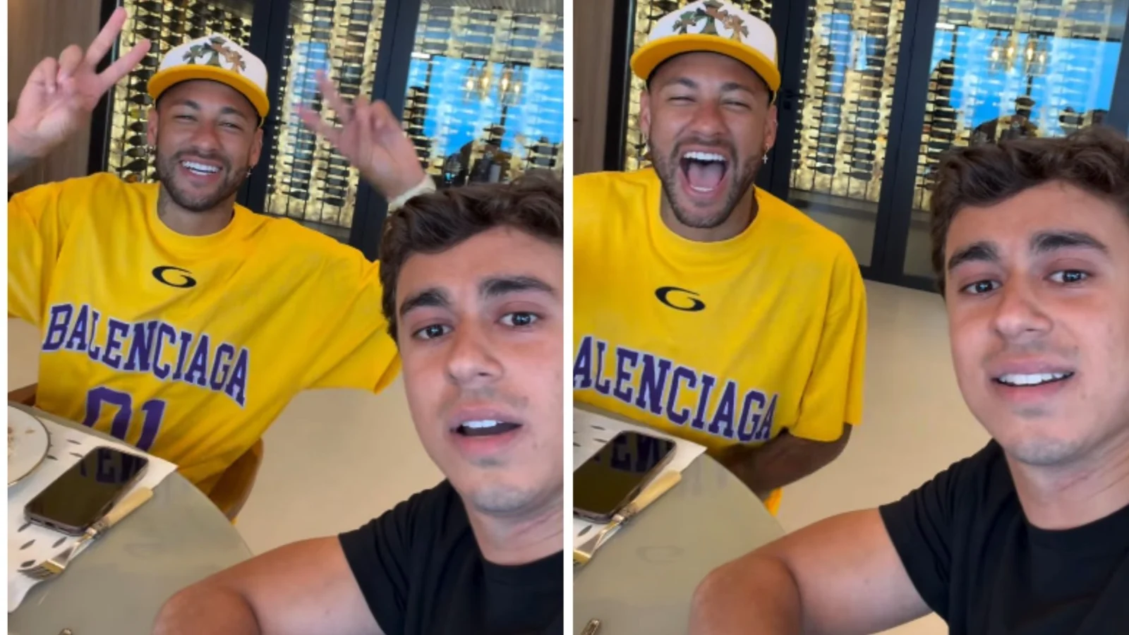 Neymar Jr. y Nikolas Ferreira